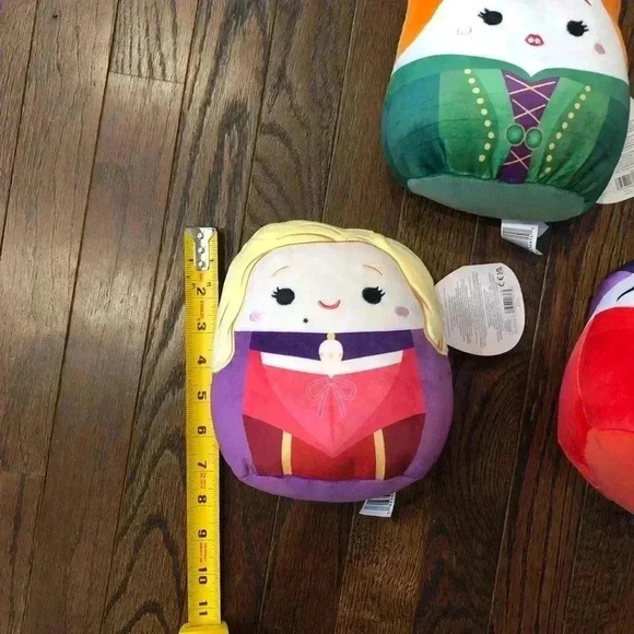 Squishmallows x Disney Hocus Pocus: Winifred, Mary, Sarah Sanderson Sisters NWT - Picture 6 of 8